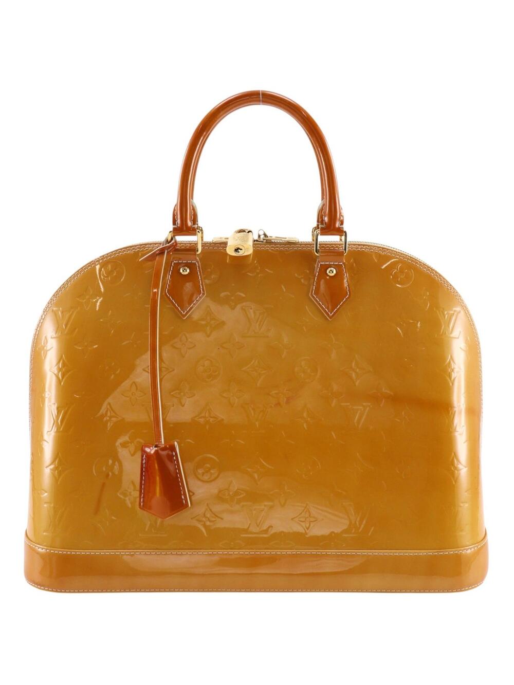 Louis Vuitton Alma Gm Handbag Yellow #345788L45B